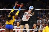 Andi Jackson at 2023 Division I Women's Volleyball Championship. Source: Getty